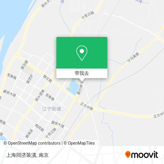 上海同济装潢地图