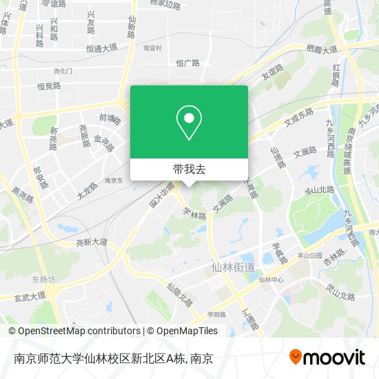南京师范大学仙林校区新北区A栋地图