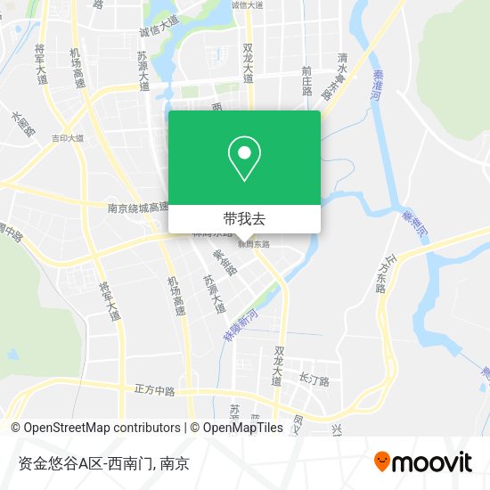 资金悠谷A区-西南门地图