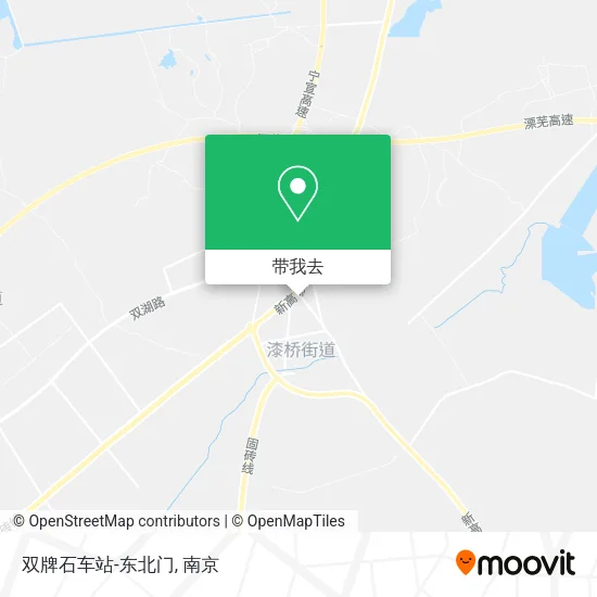 双牌石车站-东北门地图