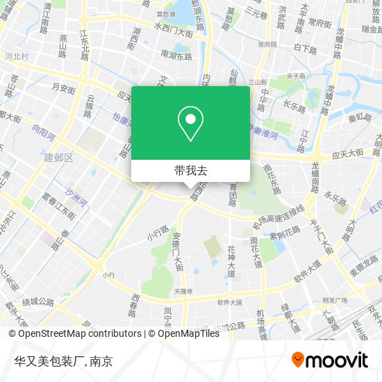 华又美包装厂地图