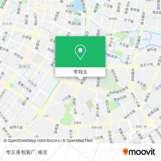 华又美包装厂地图