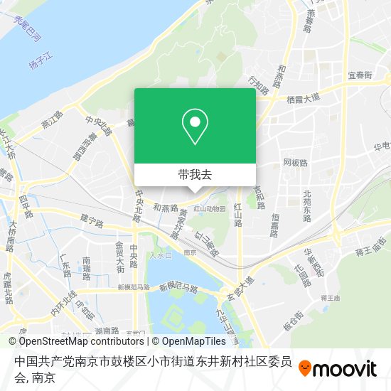 中国共产党南京市鼓楼区小市街道东井新村社区委员会地图