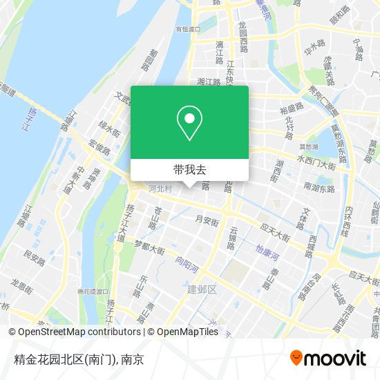 精金花园北区(南门)地图