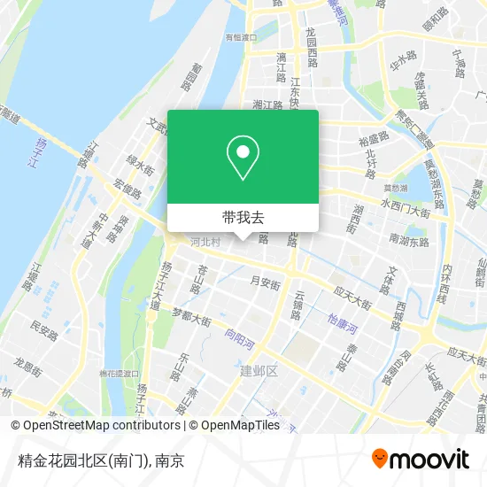 精金花园北区(南门)地图