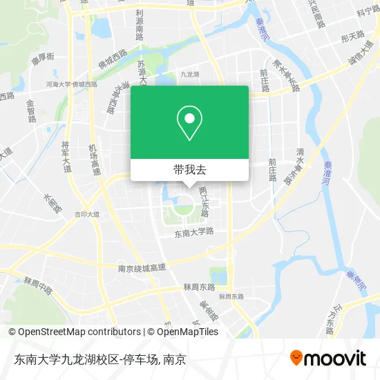 东南大学九龙湖校区-停车场地图
