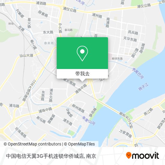 中国电信天翼3G手机连锁华侨城店地图