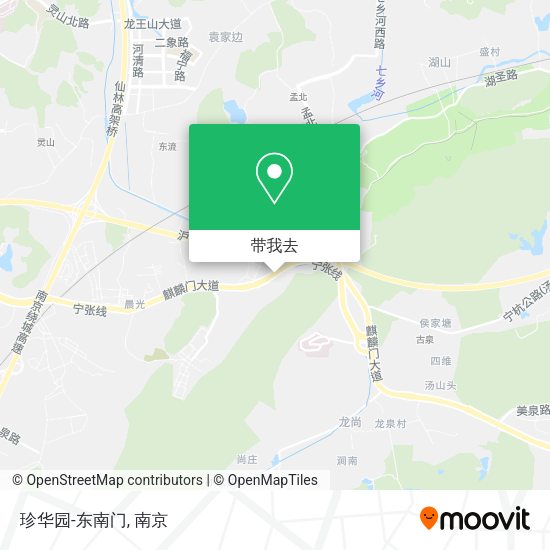 珍华园-东南门地图