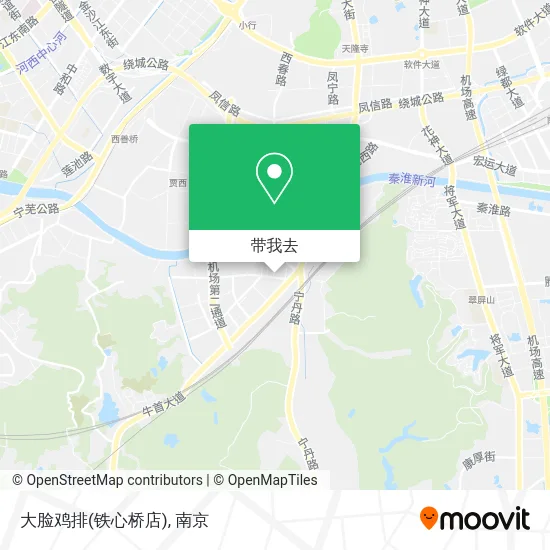 大脸鸡排(铁心桥店)地图