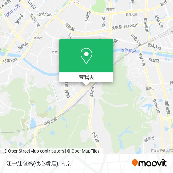 江宁肚包鸡(铁心桥店)地图