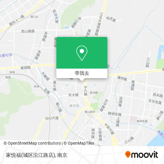 家悦福(城区沿江路店)地图