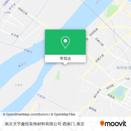 南京天宇鑫恒装饰材料有限公司-西南门地图