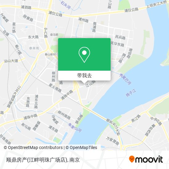 顺鼎房产(江畔明珠广场店)地图