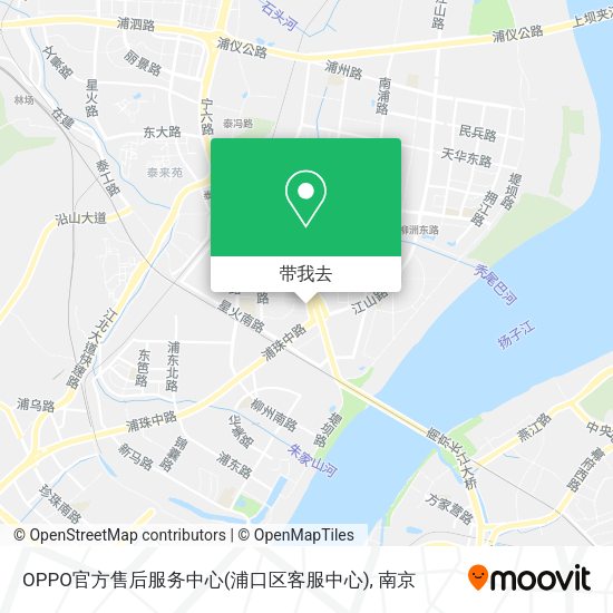 OPPO官方售后服务中心(浦口区客服中心)地图