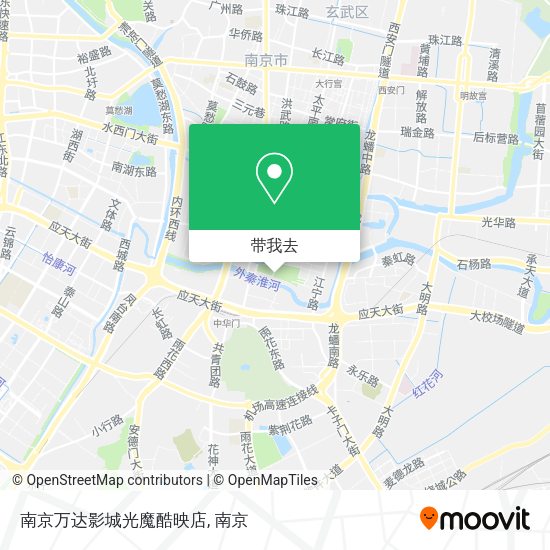 南京万达影城光魔酷映店地图