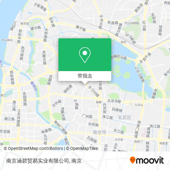 南京涵碧贸易实业有限公司地图