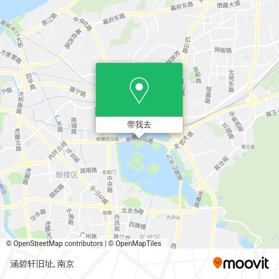 涵碧轩旧址地图