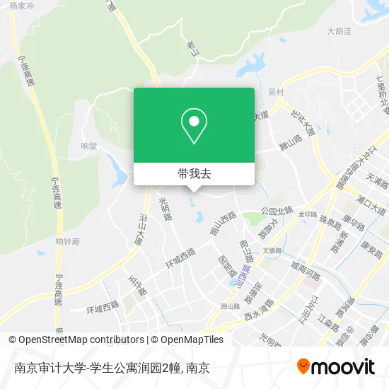 南京审计大学-学生公寓润园2幢地图