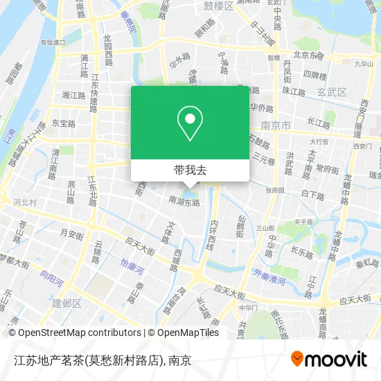 江苏地产茗茶(莫愁新村路店)地图