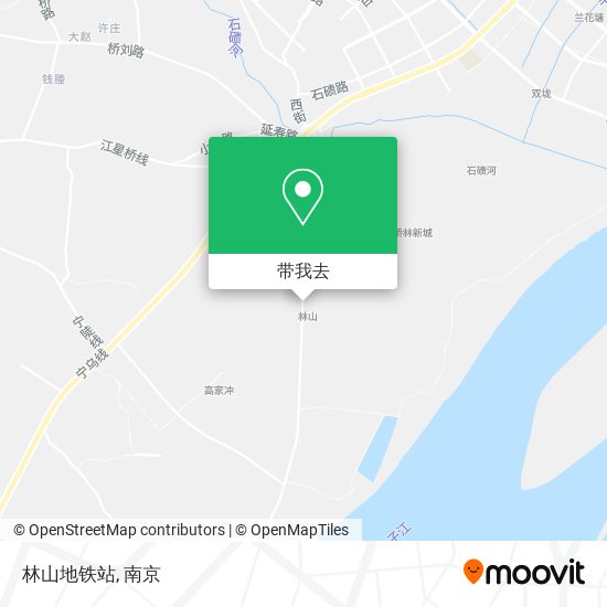 林山地铁站地图