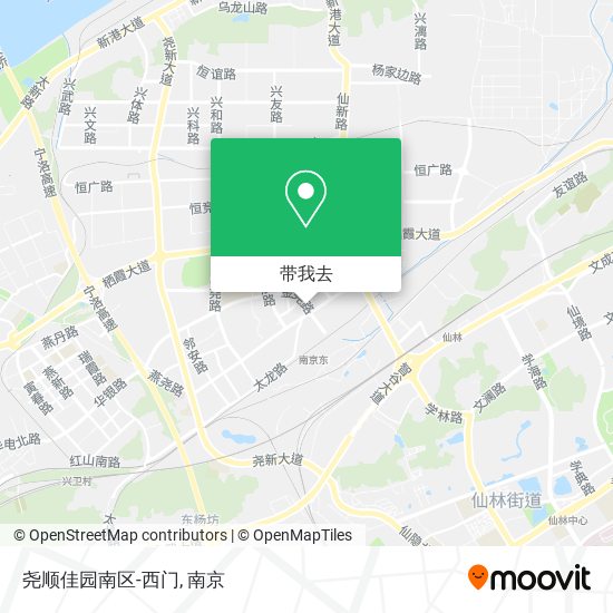 尧顺佳园南区-西门地图