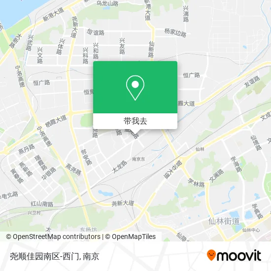 尧顺佳园南区-西门地图