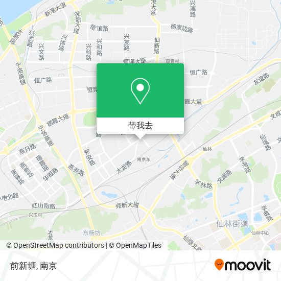前新塘地图