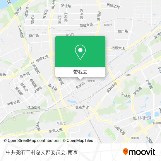 中共尧石二村总支部委员会地图