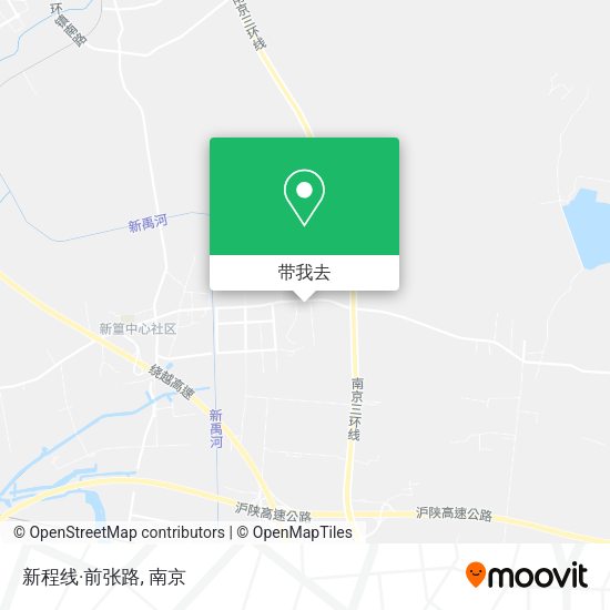 新程线·前张路地图
