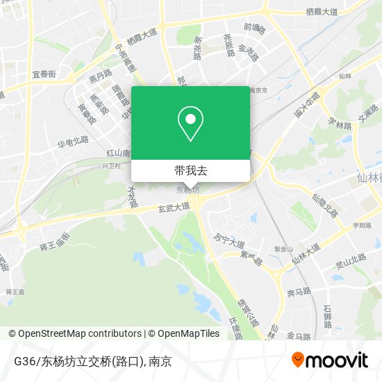 G36/东杨坊立交桥(路口)地图