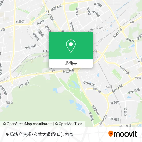 东杨坊立交桥/玄武大道(路口)地图