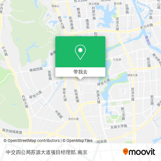 中交四公局苏源大道项目经理部地图