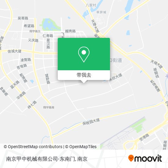南京甲中机械有限公司-东南门地图