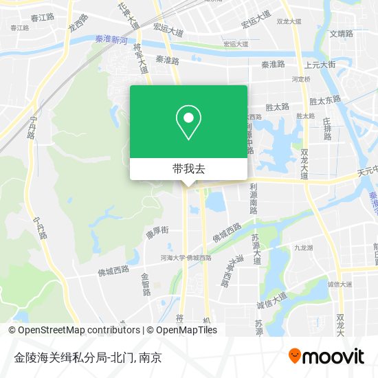 金陵海关缉私分局-北门地图