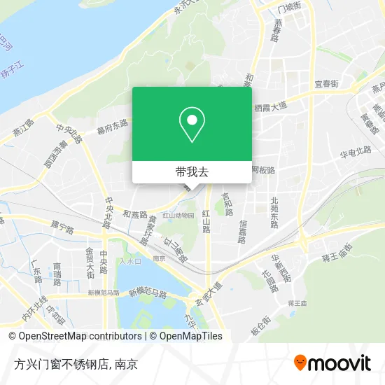 方兴门窗不锈钢店地图