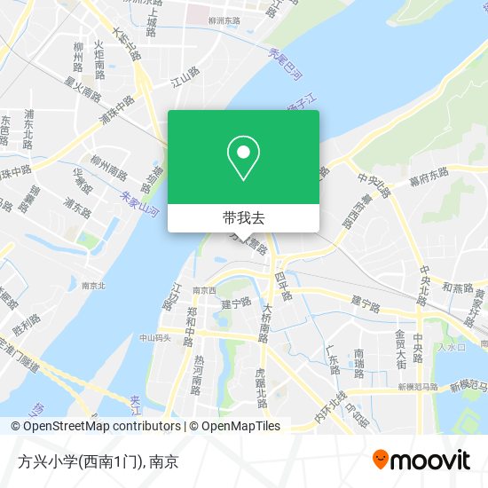 方兴小学(西南1门)地图