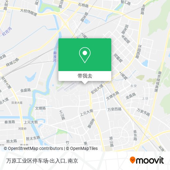 万原工业区停车场-出入口地图