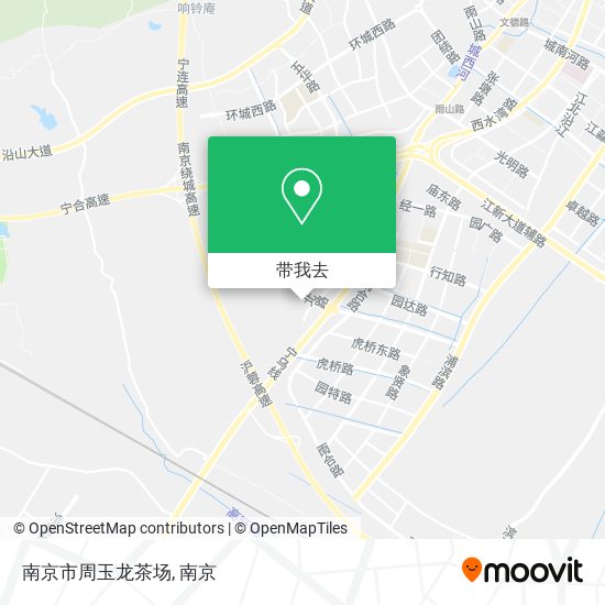 南京市周玉龙茶场地图