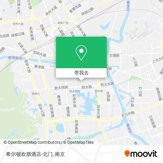 希尔顿欢朋酒店-北门地图