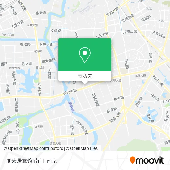 朋来居旅馆-南门地图