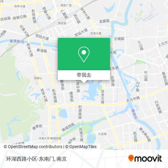 环湖西路小区-东南门地图