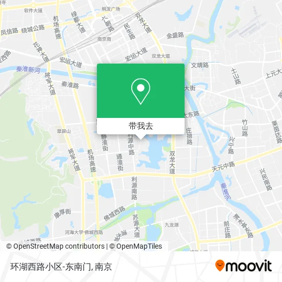 环湖西路小区-东南门地图