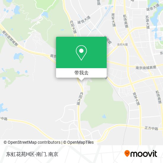 东虹花苑H区-南门地图