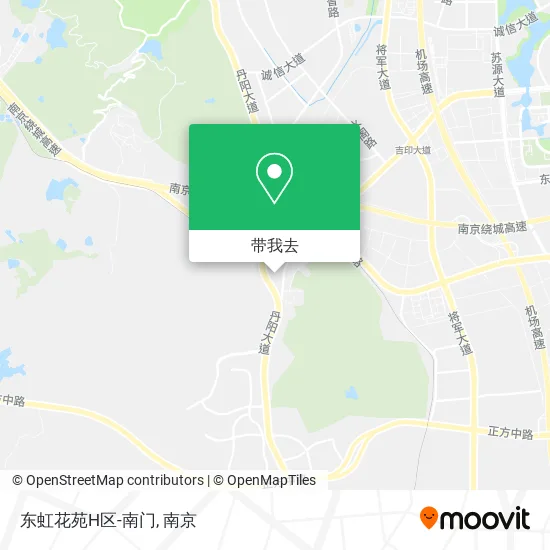 东虹花苑H区-南门地图