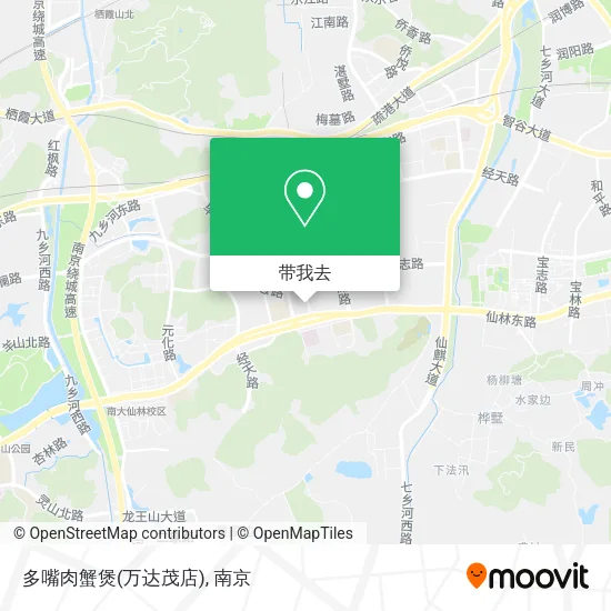 多嘴肉蟹煲(万达茂店)地图