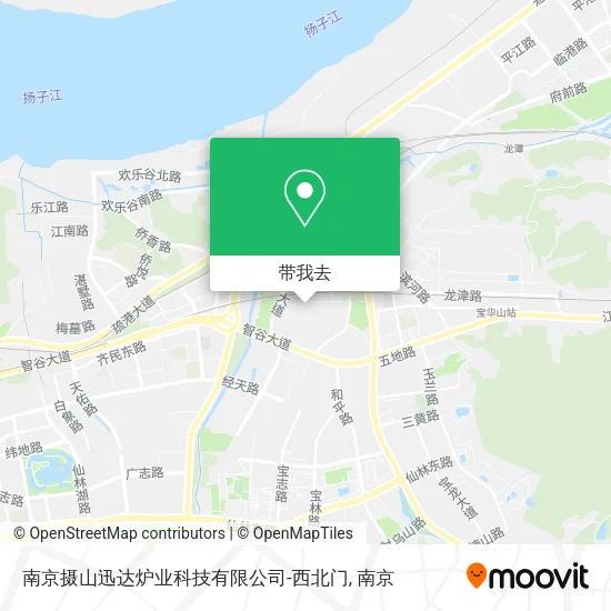 南京摄山迅达炉业科技有限公司-西北门地图
