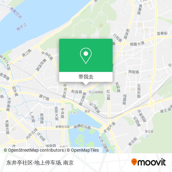 东井亭社区-地上停车场地图