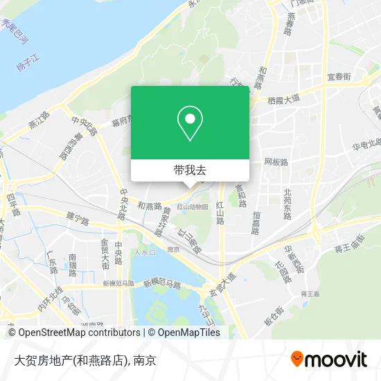 大贺房地产(和燕路店)地图