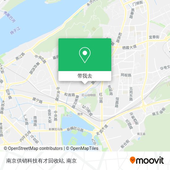 南京供销科技有才回收站地图