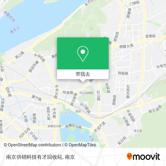 南京供销科技有才回收站地图